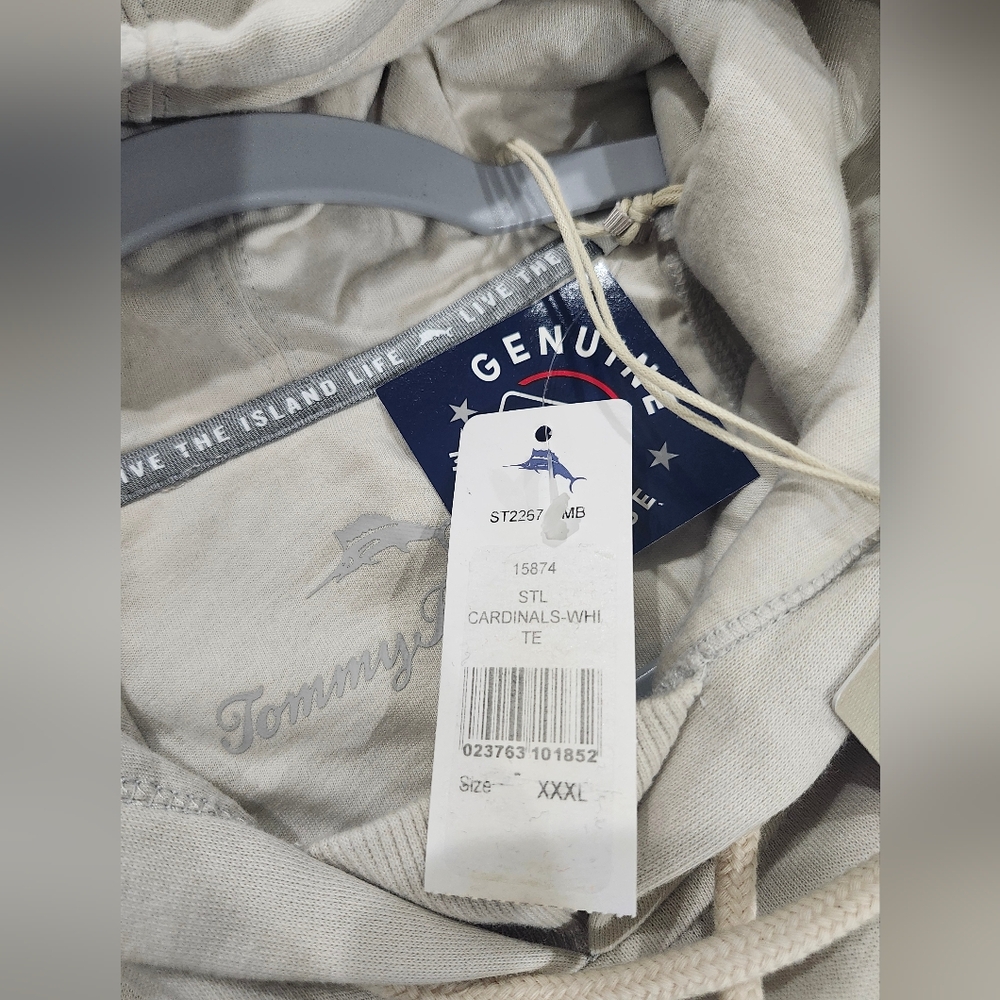 Tommy Bahama STL Cardinals Island Zone Fleece Hoodie Sweatshirt Men's Size 3XL - Picture 5 of 8